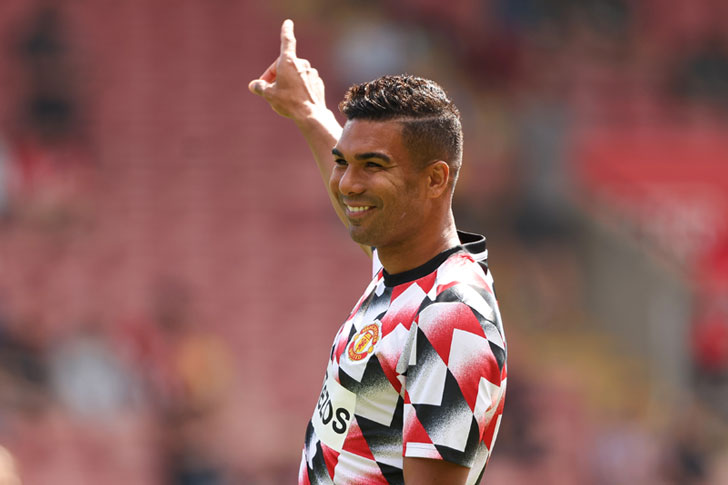Casemiro of Manchester United Casemiro of Manchester United